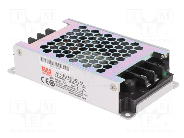 MEAN WELL RSD-30L-24 Convertidor DC/DC 30W 24VDC