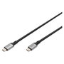 Digitus Cable USB 4.0 USB-C a USB-C 20 Gbit/s 3 m Negro - Anschlusskabel USB4.0/C -> C 3m schwarz
