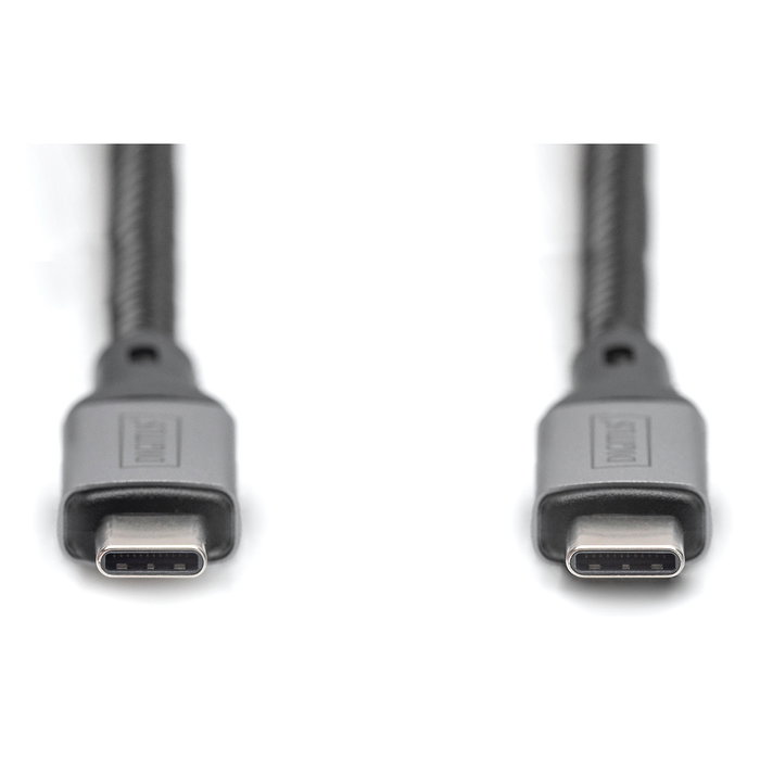Digitus Cable USB 4.0 USB-C a USB-C 20 Gbit/s 3 m Negro - Anschlusskabel USB4.0/C -> C 3m schwarz