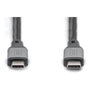 Digitus Cable USB 4.0 USB-C a USB-C 20 Gbit/s 3 m Negro - Anschlusskabel USB4.0/C -> C 3m schwarz