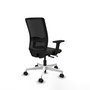 PIQUERAS Y CRESPO Silla de oficina Haches con mecanismo Sincro/Traslack Negro