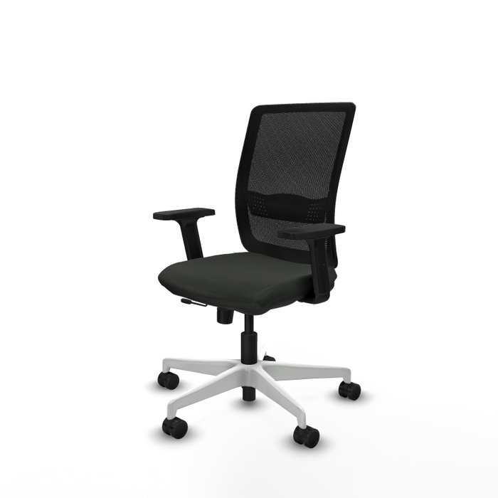 PIQUERAS Y CRESPO Silla de oficina Haches con mecanismo Sincro/Traslack Negro PIQUERAS Y CRESPO Silla de oficina Haches con mecanismo Sincro/Traslack Negro