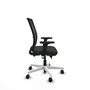 PIQUERAS Y CRESPO Silla de oficina Haches con mecanismo Sincro/Traslack Negro