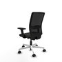 PIQUERAS Y CRESPO Silla de oficina Haches con mecanismo Sincro/Traslack Negro