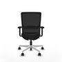 PIQUERAS Y CRESPO Silla de oficina Haches con mecanismo Sincro/Traslack Negro