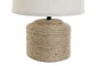 DKD Home Decor Lámpara de sobremesa Cuerda Gres Marrón