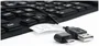 Gembird Teclado Flexible Impermeable USB con OTG Layout Polaco Negro 109 Teclas