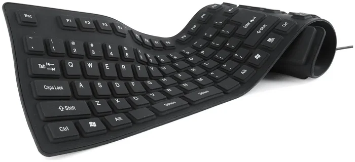Gembird Teclado Flexible Impermeable USB con OTG Layout Polaco Negro 109 Teclas Gembird Teclado Flexible Impermeable USB con OTG Layout Polaco Negro 109 Teclas