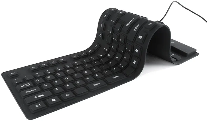 Gembird Teclado Flexible Impermeable USB con OTG Layout Polaco Negro 109 Teclas Gembird Teclado Flexible Impermeable USB con OTG Layout Polaco Negro 109 Teclas