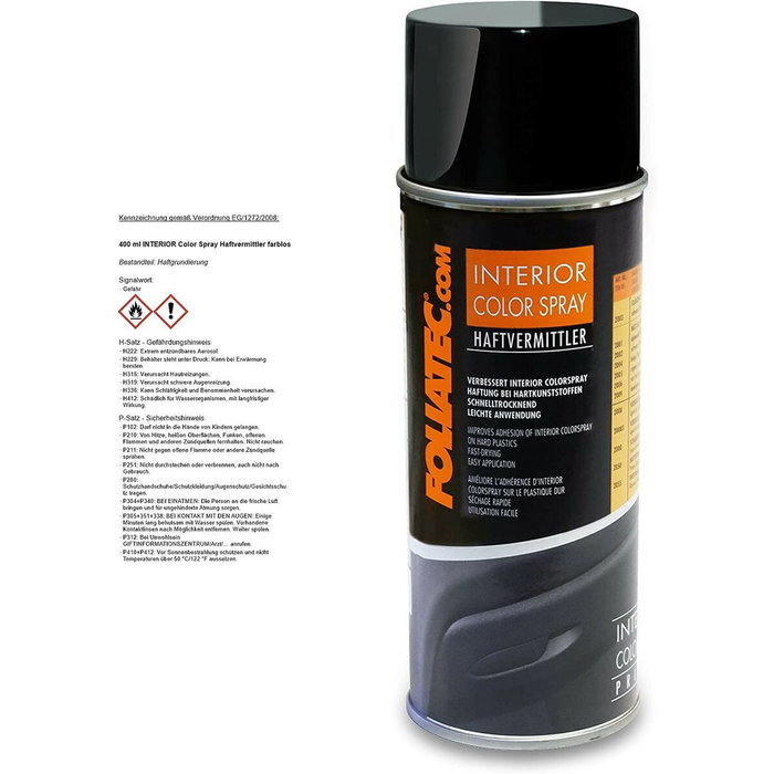 Foliatec Spray Color para Interior Primer Transparente 400 ml Foliatec Spray Color para Interior Primer Transparente 400 ml