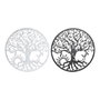 DKD Home Decor Decoración de Pared Metal Sol Luna Surtido de 2 Modelos