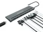 Conceptronic DONN17G Estación de acoplamiento 12 en 1 USB-C Gris