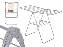 Arte Regal Tendedero Acero 2 Niveles Gris 100x6x59 cm (Set de 4)