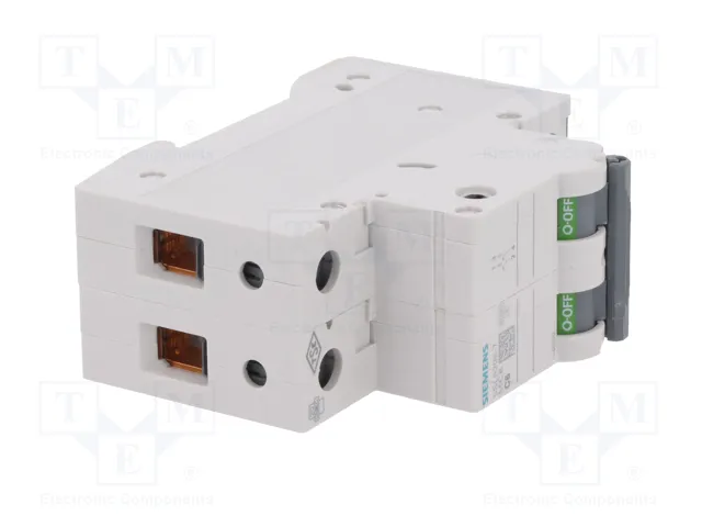 SIEMENS 5SL6206-7 Interruptor magnetotérmico 2 polos 6A SIEMENS 5SL6206-7 Interruptor magnetotérmico 2 polos 6A
