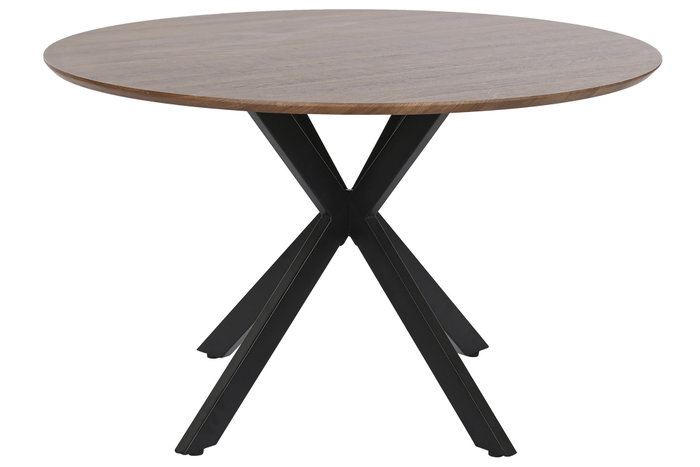 DKD Home Decor Mesa de Comedor MDF y Hierro 120x120x75 cm