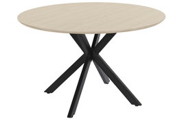 DKD Home Decor Mesa de Comedor MDF y Hierro 120x120x75 cm