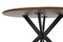 DKD Home Decor Mesa de Comedor MDF y Hierro 120x120x75 cm