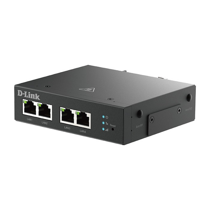 D-Link Router M2M VPN 4G LTE DWM-314-T para Carril DIN, 4 Puertos LAN Ethernet 10/100 Mbit/s