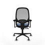 PIQUERAS Y CRESPO Silla de oficina Cilanco con Mecanismo Sincro/Traslack Azul y Gris