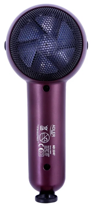ADLER Secador de viaje 1400W con 2 niveles de potencia