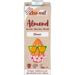 ECOMIL Ecomil Almond Classic Bio 1 L - Bebida de Almendras Ecológica, 1 Litro