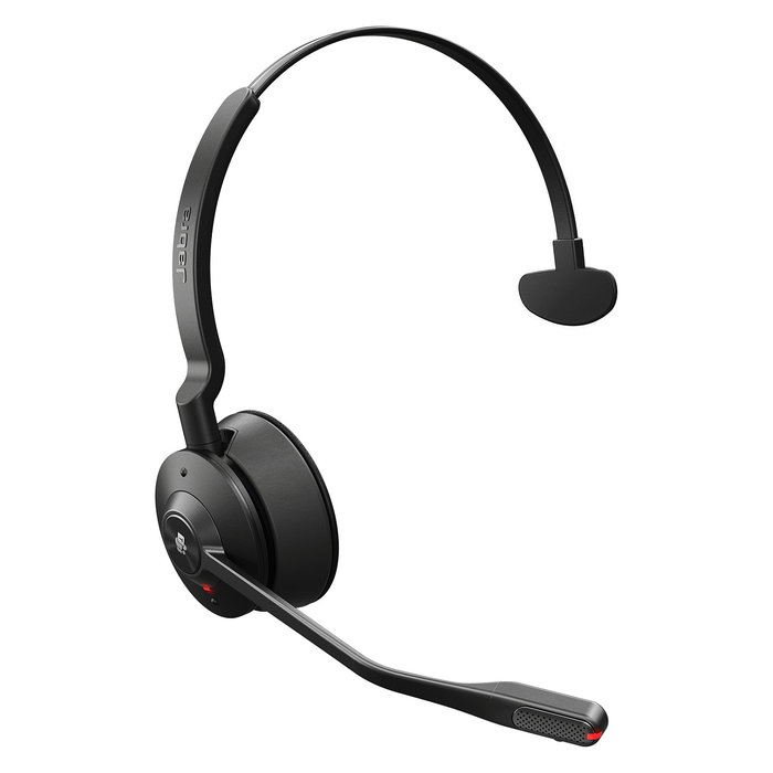 Jabra Engage 55 SE Auriculares Diadema Inalámbricos Mono para Oficina / Centro de Llamadas con Receptor USB-C, Bluetooth, Certificado Microsoft Teams, Negro