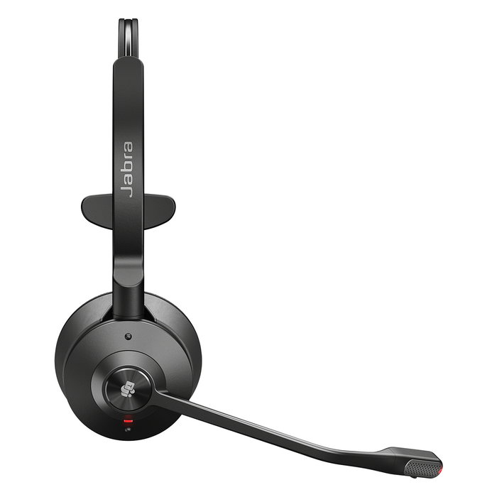 Jabra Engage 55 SE Auriculares Diadema Inalámbricos Mono para Oficina / Centro de Llamadas con Receptor USB-C, Bluetooth, Certificado Microsoft Teams, Negro