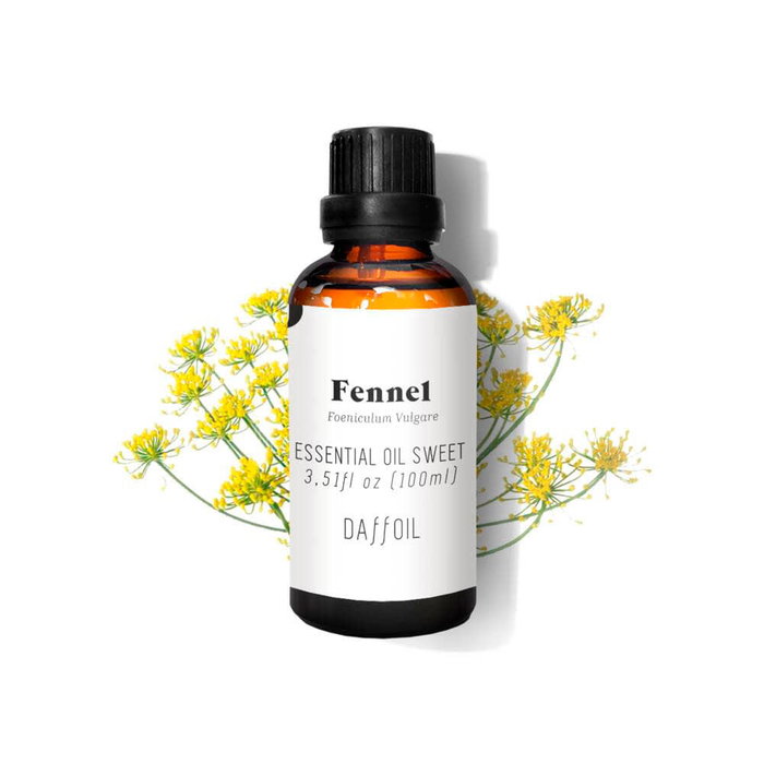DAFFOIL Aceite Esencial Hinojo Dulce 100% Puro Natural BIO para Aromaterapia, Difusores - 100 ml DAFFOIL Aceite Esencial Hinojo Dulce 100% Puro Natural BIO para Aromaterapia, Difusores - 100 ml