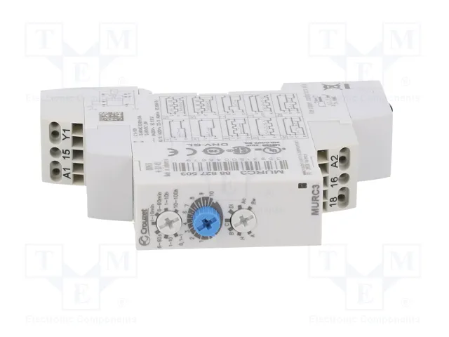 CROUZET Relé de tiempo 0,1s÷100h SPDT 250VAC/8A CROUZET Relé de tiempo 0,1s÷100h SPDT 250VAC/8A