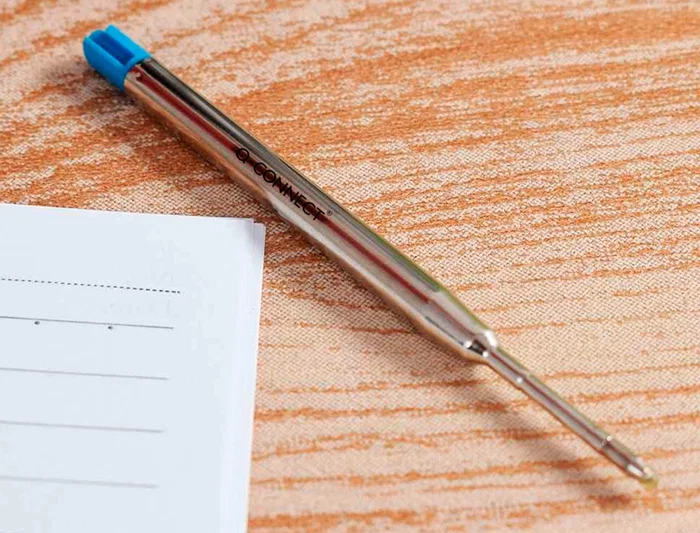 Q-connect Recambio Bolígrafo Tipo Parker Azul 0.7mm Cuerpo Metálico Recargable