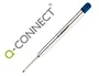 Q-connect Recambio Bolígrafo Tipo Parker Azul 0.7mm Cuerpo Metálico Recargable