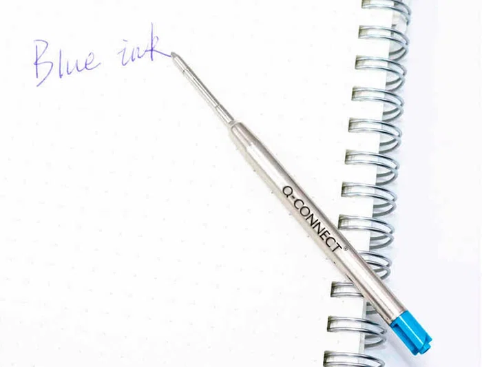 Q-connect Recambio Bolígrafo Tipo Parker Azul 0.7mm Cuerpo Metálico Recargable