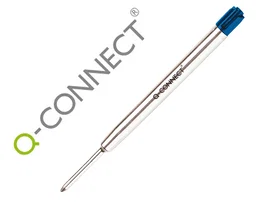 Q-connect Recambio Bolígrafo Tipo Parker Azul 0.7mm Cuerpo Metálico Recargable