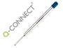 Q-connect Recambio Bolígrafo Tipo Parker Azul 0.7mm Cuerpo Metálico Recargable