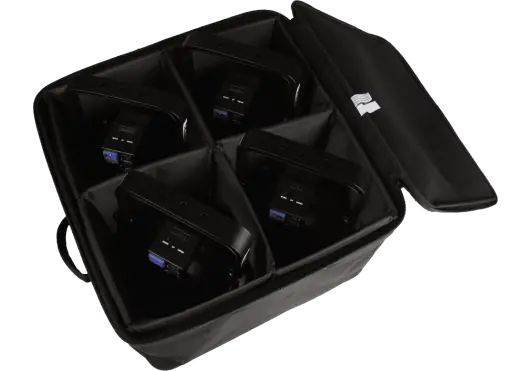 Gator Funda Reforzada Para 4X Par 64 Led Con Ruedas 56x16x61cm