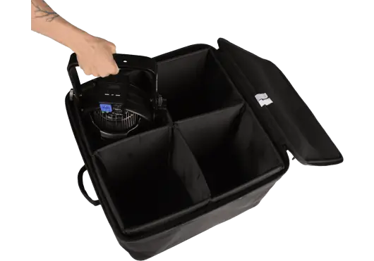 Gator Funda Reforzada Para 4X Par 64 Led Con Ruedas 56x16x61cm