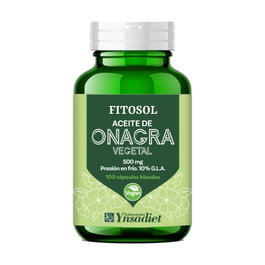 YNSADIET Onasol Aceite de Onagra 100 perlas vegetales de 500 mg con Vitamina E