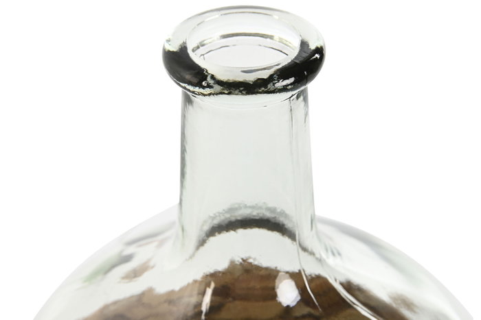 DKD Home Decor Jarrón de Cristal y Fibra 2000ml Natural DKD Home Decor Jarrón de Cristal y Fibra 2000ml Natural