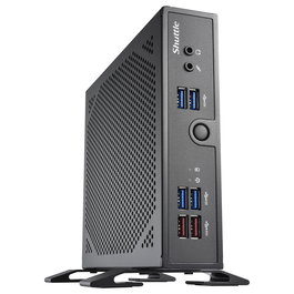 Shuttle DS50U3 Mini PC Barebone Intel Core i3-1315U DDR4 M.2 SATA HDMI DP VGA Negro