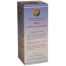 HERBOPLANET Msa Cornus Sanguinea Yemas 50 ml - Complemento Alimenticio en Gotas para la Circulación Sanguínea