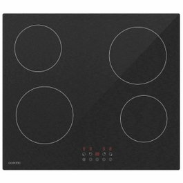 Oceanic Placa vitrocerámica de 4 fuegos - Negro