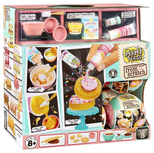 MGA Bola sorpresa Miniverse Make It Mini Foods Comida desde cero Crea tus miniaturas de tartas y pasteles desde cero 9 cm Modelos surtidos MGA Bola sorpresa Miniverse Make It Mini Foods Comida desde cero Crea tus miniaturas de tartas y pasteles desde cero 9 cm Modelos surtidos