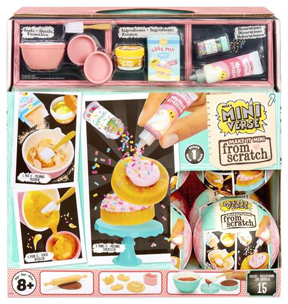 MGA Bola sorpresa Miniverse Make It Mini Foods Comida desde cero Crea tus miniaturas de tartas y pasteles desde cero 9 cm Modelos surtidos MGA Bola sorpresa Miniverse Make It Mini Foods Comida desde cero Crea tus miniaturas de tartas y pasteles desde cero 9 cm Modelos surtidos
