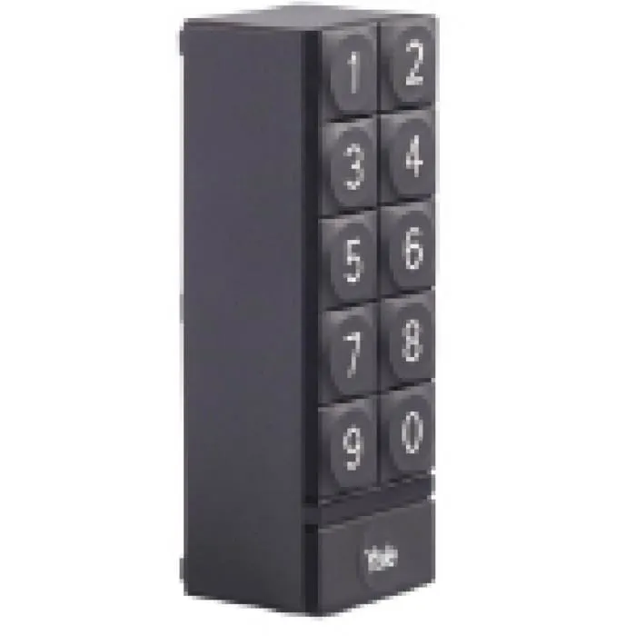 Yale Teclado Inteligente Negro para Cerradura Linus® sin Teclas con Códigos de Entrada Personalizados Yale Teclado Inteligente Negro para Cerradura Linus® sin Teclas con Códigos de Entrada Personalizados