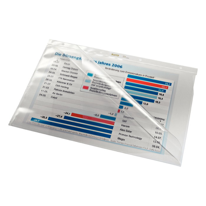 LEITZ Prospekthüllen Fundas perforadas DIN A4 0.08 mm Transparente LEITZ Prospekthüllen Fundas perforadas DIN A4 0.08 mm Transparente
