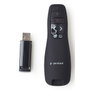 Gembird WP-L-12 Presentador inalámbrico con puntero láser Negro