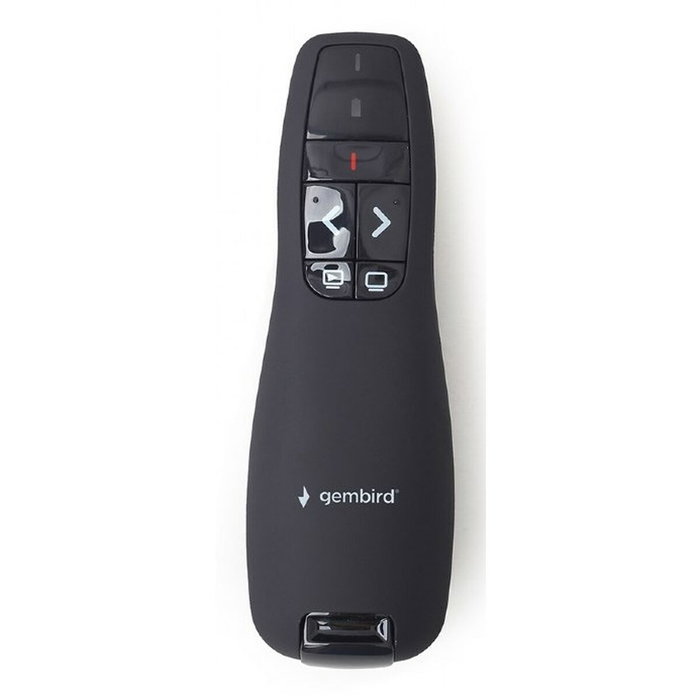 Gembird WP-L-12 Presentador inalámbrico con puntero láser Negro Gembird WP-L-12 Presentador inalámbrico con puntero láser Negro