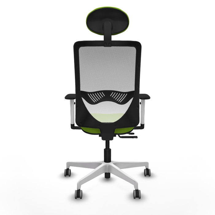 PIQUERAS Y CRESPO Silla de oficina Zulema Pistacho y Blanco PIQUERAS Y CRESPO Silla de oficina Zulema Pistacho y Blanco