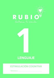 Rubio Cuaderno Estimulación Cognitiva Lenguaje Nivel 1 para Deterioro Cognitivo