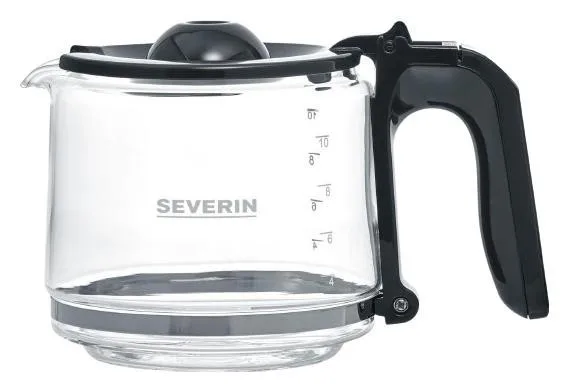 Severin KA 9572 Cafetera de Filtro 1000W, 10 Tazas, Color Gris
